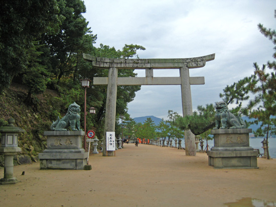 Torii and Lion-Dogs