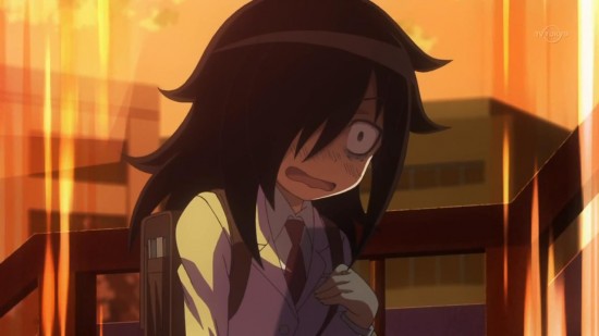 Tomoko panics