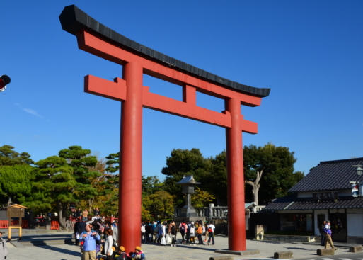 Hachimangu Shrine torii