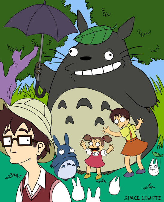 Dysfunctional Neighbour Totoro by spacecoyote