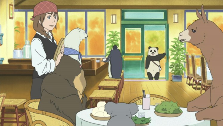 Polar Bear Cafe Shirokuma Cafe Anime Tee