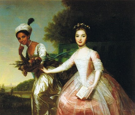 Portrait of the historical Dido and her cousin Elisabeth