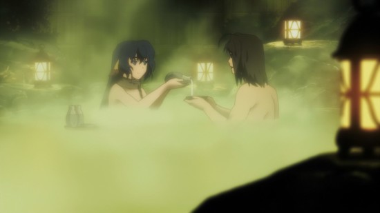 Sake in bath