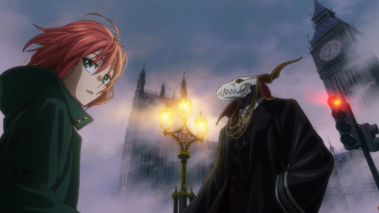 redhead, Mahoutsukai no Yome, anime girls, anime, skull, Hatori Chise,  Elias Ainsworth